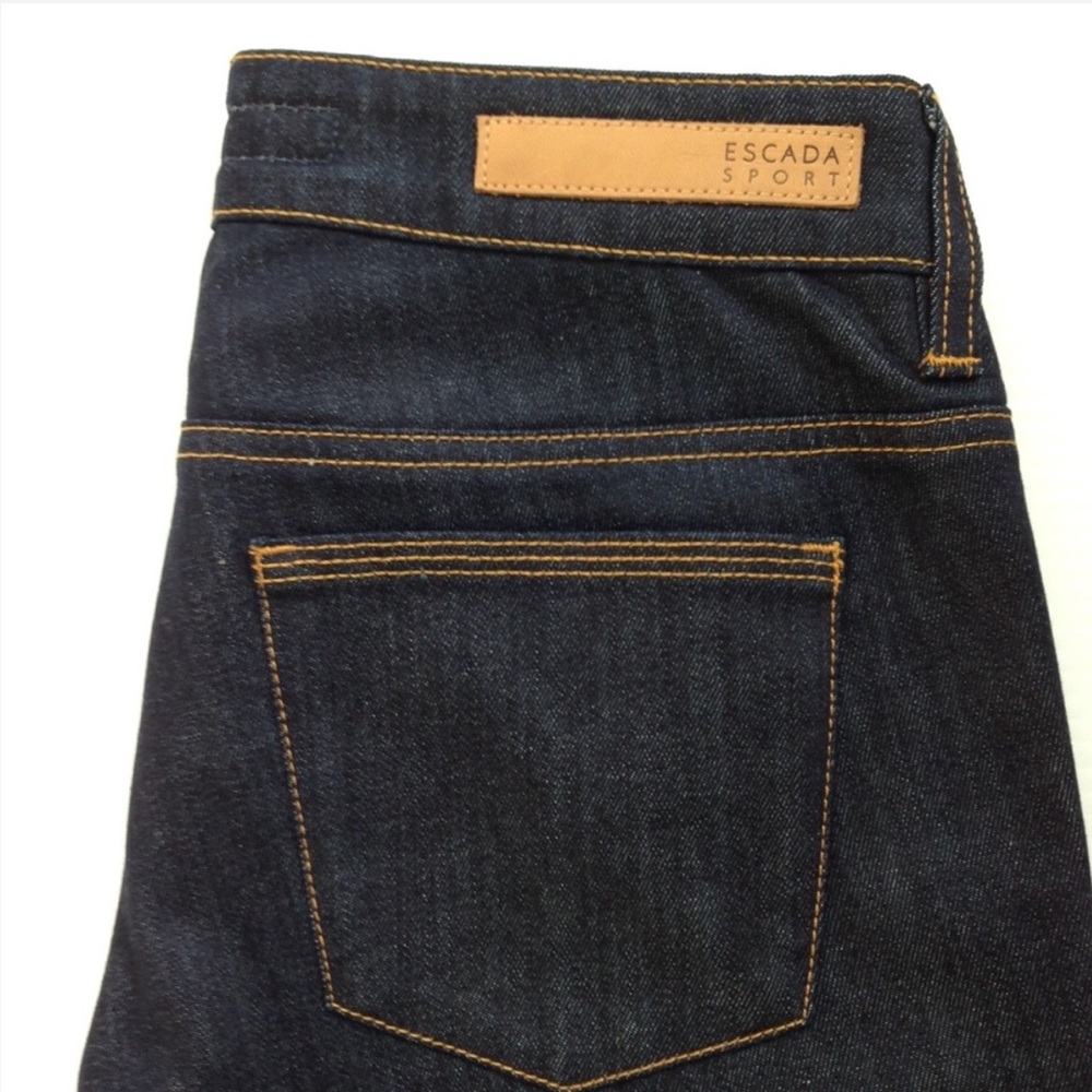 ESCADA Sport AMY Dark Rinse Blue Jeans Womens Italy Size 36
